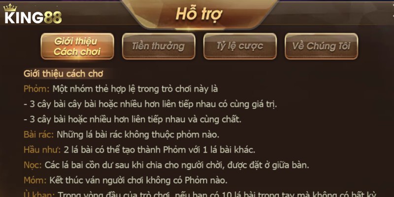 Tìm hiểu sơ bộ về bài phỏm tại King88 