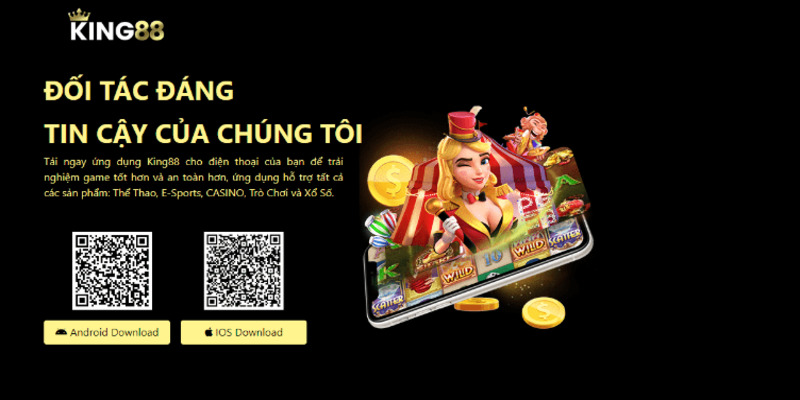 Tính năng hấp dẫn dành riêng cho người dùng tải app về máy King88