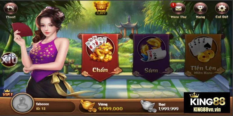 Game bài King88 mang trải nghiệm chơi bài đỉnh cao